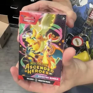 M2A English Pokémon Mega Evolution Ascended Heroes Booster Bundle Display Retail Display Case Mega Pokémon Trading Card Box