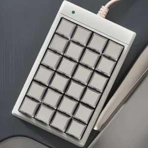 MKB20U 20-Key Full Programmable Mini Numeric Keypad ABS Material Black Color 1 Year Warranty for PC & Tablet USB Interface