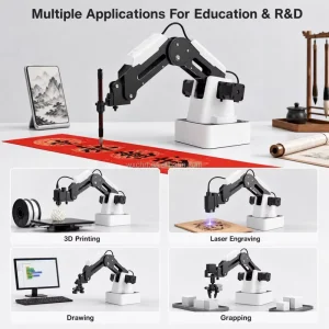 Magician Aluminum Robotic Manipulator Free Block Programming Software All-in-one Drawing Engraving 3D Printing Desktop Robot