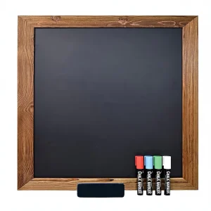 Magnetic Blackboard Signboard Wooden Frame Billboard Stall Modern Design Handmade Durable Advertising Board Display Board Office