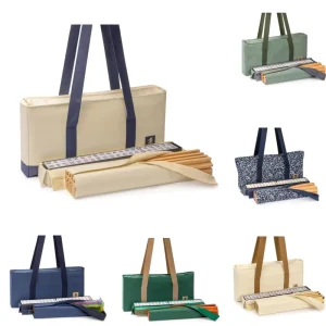 Mahjong Bag Set of 3 Polyester Portable Storage Organizer for Mahjong Tiles Racks Travel Cosmetic Multi purpose