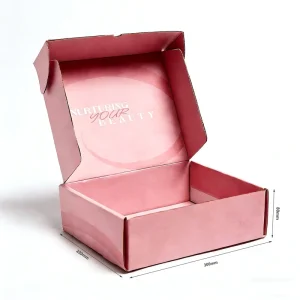Mailer Transport and Gift Boxes for Cosmetics Skincare Products Package with Custom Logo Printing Environmentally