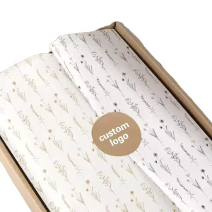 Majestic Bespoke Logo Sticker Tissue Paper Minimalist Boutique Aesthetic Delicate Wrapping Identity Milestone