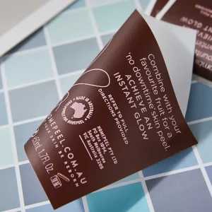 Make up Cosmetic Printing Labels Perfume Label Designs Cosmetic logo Jars Product Label Stickers
