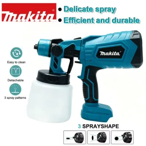 Makita 18V Lithium Battery Portability Spray Gun Wireless Spray Painting Gun Split Woodworking Paint Spray Gun