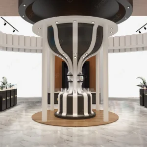 Mall Commercial Watch Shop Interior Decoration Custom Logo Wrist Watch Display Cabinet Modern Eco-Friendly Material 18