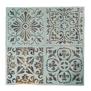 Mandala Stencil Prosperity Mandala Stencil for Furniture Walls Floors DIY Home Decor Plastic Stencil