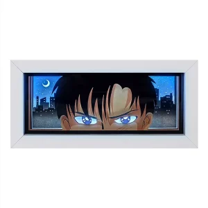 Manufacturer Anime Light Box Paper Carving Lamp USB Night Light Custom 3D Shadow Box Home Decor Desk Lamp