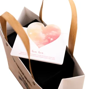 Manufacturer Custom Design Valentine Greeting Cards Printing Service Personalized Heart Holiday Cards