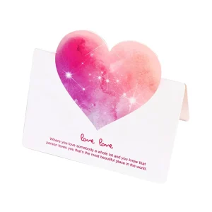 Manufacturer Custom Design Valentine Greeting Cards Printing Service for Business