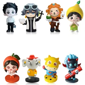 Manufacturer Custom PVC Soft Figurines 3D Cartoon Dolls for Blind Boxes Collectible Plastic Figures Ornaments Mascot