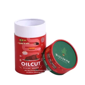 Manufacturer Gift Craft Paper Upper Lower Cover Paper Tubes Color Printing Curling Paper Cans Outer Packaging for