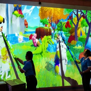 Manufacturer Interactive Wall Projection Game with Software Upgrade Remote Maintenance and Cloud Control