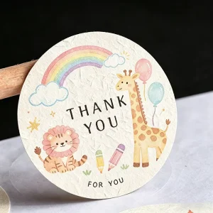 Manufacturer Premium Kraft Paper Sticker Label Waterproof Lable for Candy Box