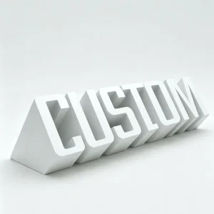 Manufacturer Sculpture Letter 3D Outdoor Commercial Area Ground Display Eye Catching Landscape Letter Sign