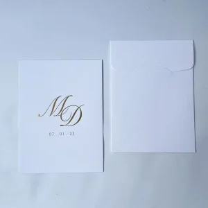 Manufacturer Sustainable Elegance Designs Wedding Cards Invitation With Envelopes