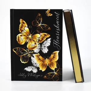Manufacturer UV-Printed Hardcover Illustration Novel with Gold-Sprayed Edges