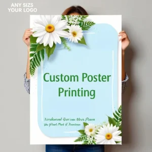 Manufacturers Custom Design Large Size Film CMYK Color Colorful Photo Movie Music Business Advertising Poster Printing for Shop