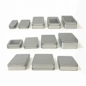 Manufacturers Custom Small Metal Hinge Packaging Tin Box