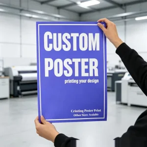 Mass Production Custom Full Color Digital Printing Waterproof Kraft Paper Posters for Large Scale Advertising Campaigns