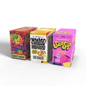 Master Box Cardboard Gravity Feed Point of Sale Self Standing Custom Logo Display Packaging Paperboard Holder