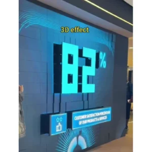 Matrix Telescopic Kinetic LED Screen Motorized 3D Effect Advertising Display for Exhibition Digital Signage