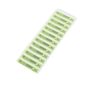 Matte Surface Custom Pattern Self Adhesive Goods Management Barcode Labels
