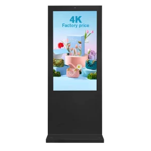 Media Player Vertical Large Dustproof IP65 Advertising Screen Kiosk Outdoor Sinage Display Digital Lcd Ip65 Waterproof Totem