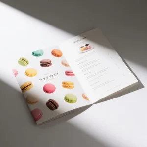 Menu Design Template, CMYK Layout, Print-Ready PDF and PSD, Paper and Paperboard Printing