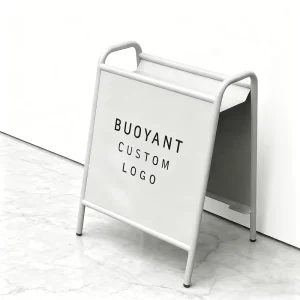 Metal A Frame Sign Custom Color Shop Storefront Sign Stand Advertising A Board Sign Sidewalk Display Racks