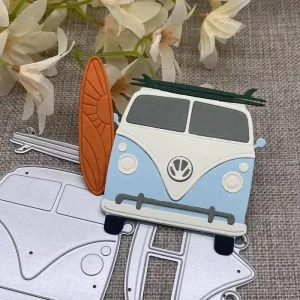Metal Die Cut Embossing Template Tool for Assembling Toy Cars for DIY Scrapbooking Cardmaking and Photo Album Craft Decoration