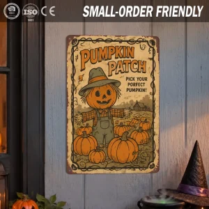 Metal Signs High Quality Holiday Decorations Ghost Custom Tin Signs Vintage Halloween for Home Bedroom Paintings and Wall Arts