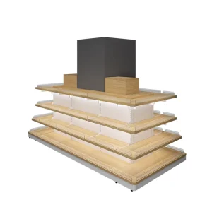 Metal Stone Slab and Tile Display Rack with Single Shelf, Freestanding