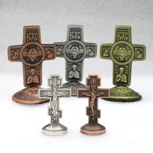 Mini Orthodox Icon Church Utensils Jesus Cross Home Decoration Church Christ Souvenirs