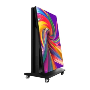 Mobile Foldable Full Color LED Digital Poster Animation for Church Worship Service Event Live Streaming Stage Background