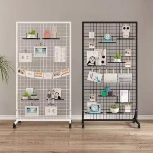 Mobile Shelves Jewelry Display Racks Grid Racks Miscellaneous Storage Racks Metal Mesh Racks Living Room Decorative Racks