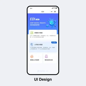Mobile UI/UX Design for Website to App Conversion