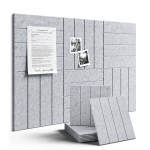 Modern 3D Model Design Decorative Self Adhesive Felt Art Theme Multi-piece Wall Stickers Hexagon Shape Home Office