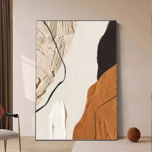 Modern Abstract Wall Art for Living Room Decoration High End Sofa Background Large Floor to Ceiling Mural