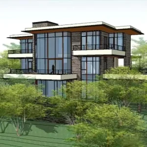 Modern Architectural Design Service Floor Plan 3D Rendering Villa Home Concept Design Visualization