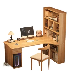 Modern Design Convertible Wooden Panel Staff Computer Desk Wall Mount File Drawer Office