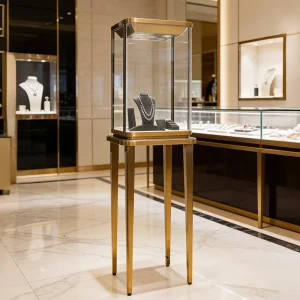 Modern Design Jewelry Showcase Custom Jewelry Fixture Luxury Showcase Jewelry Display Cabinet