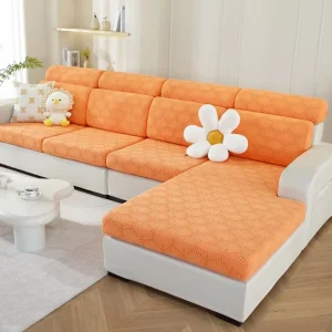 Modern Design Sofa Towel Cover Universal Fit Scratch Resistant Non Slip Surface Simple Elegant Style for Year Round Protection