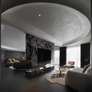 Modern Design Style Seaside Residential Interior Villa 3D Render Service with Graphic Design Solution Building Material Supplier