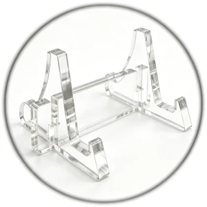 Modern Eco Friendly Portable Clear Acrylic Display Stand with Desktop Easel Holder for Mobile Phone
