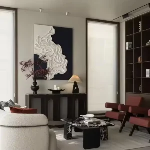 Modern French Style Home 3D Max Rendering Professional Designer House Plans Construction Drawing Interior Design Products