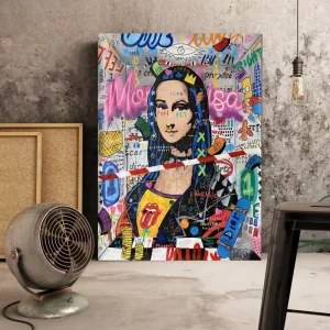 Modern Funny Design Art Living Room Wall Art Picture Graffiti Art Print Poster Painting for Home Decoration
