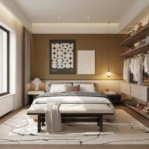 Modern Interior Design Custom CAD Drawing for Whole House 3D Rendering Construction for Villa Home Product Customization