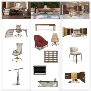 Modern Italian Bedroom Furniture Set Bed