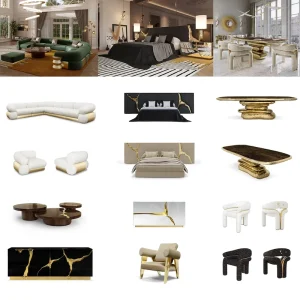 Modern Living Room Sofa Set L Shape Fabric Sectional Sofa for Home